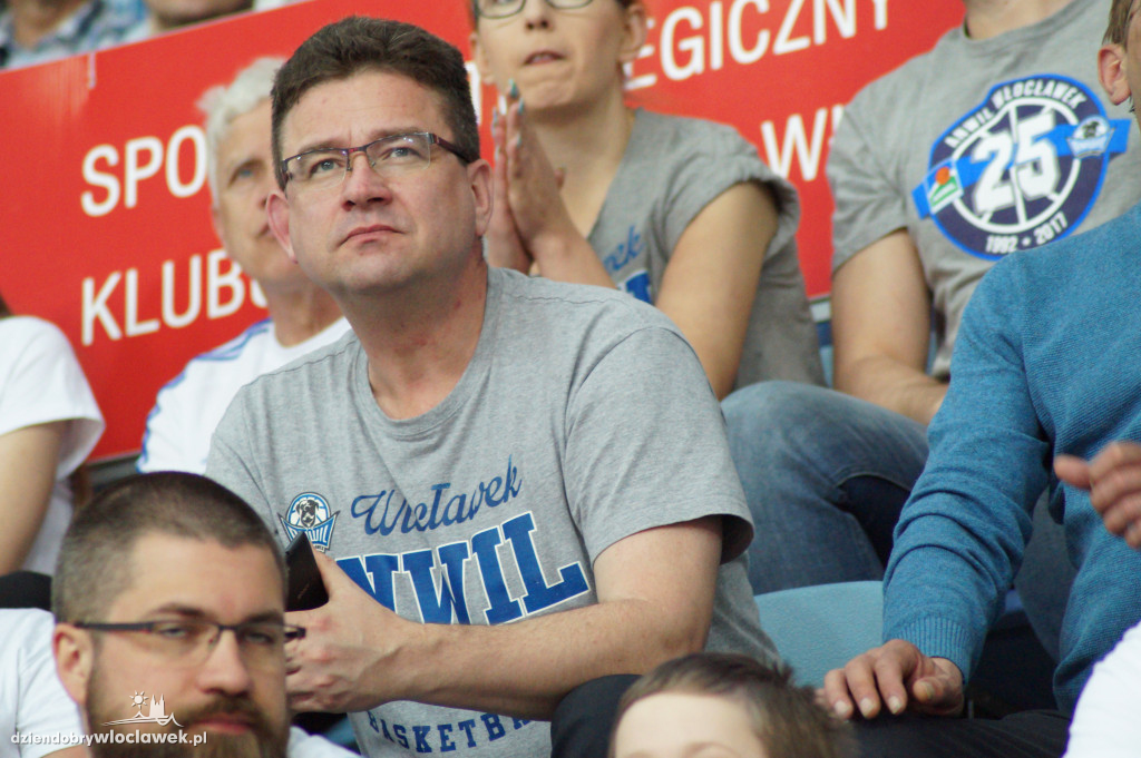 Kibice na meczu Anwil - Polpharma