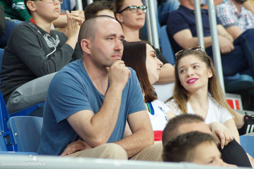 Kibice na meczu Anwil - Polpharma