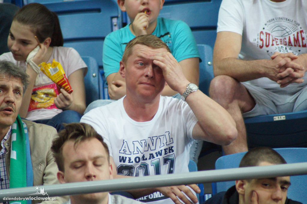 Kibice na meczu Anwil - Polpharma
