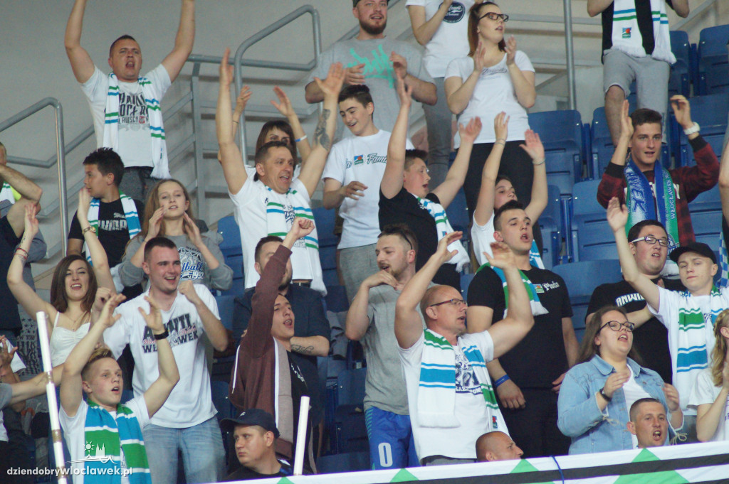 Kibice na meczu Anwil - Polpharma