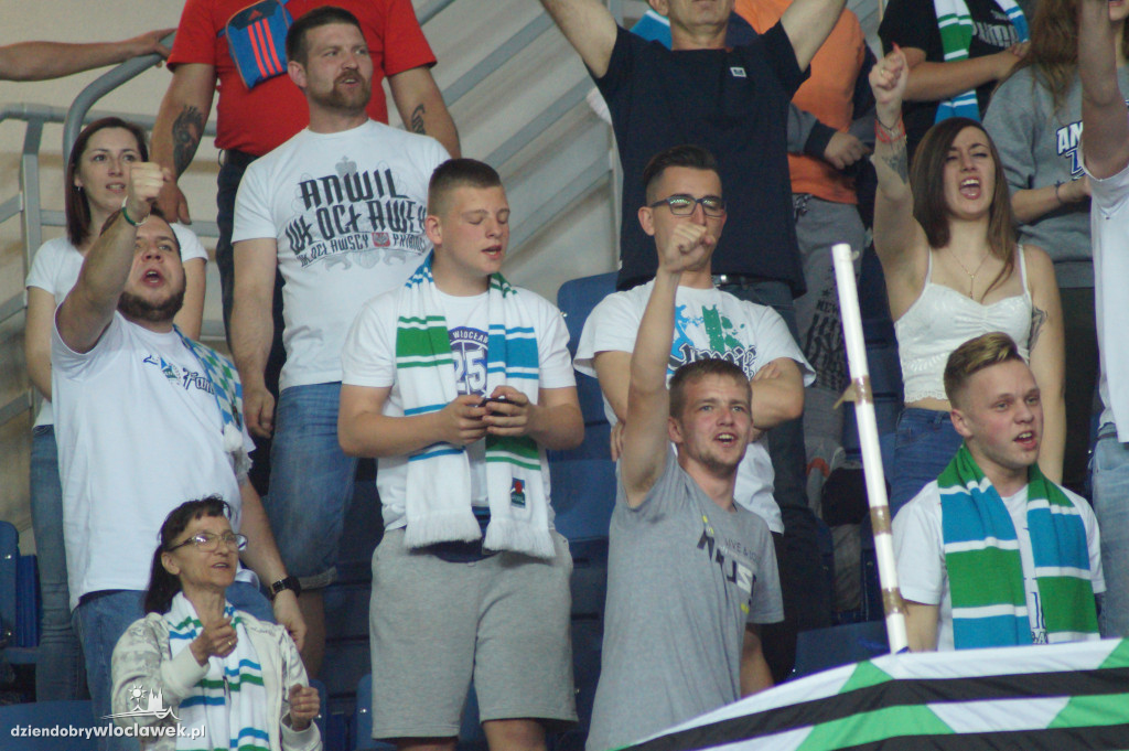Kibice na meczu Anwil - Polpharma
