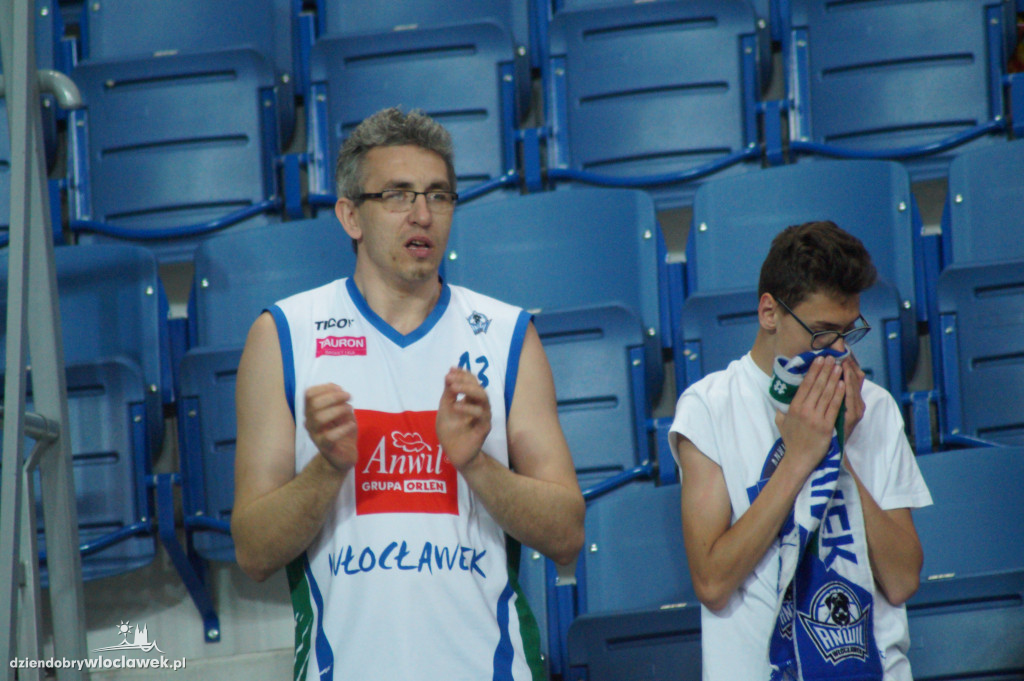 Kibice na meczu Anwil - Polpharma