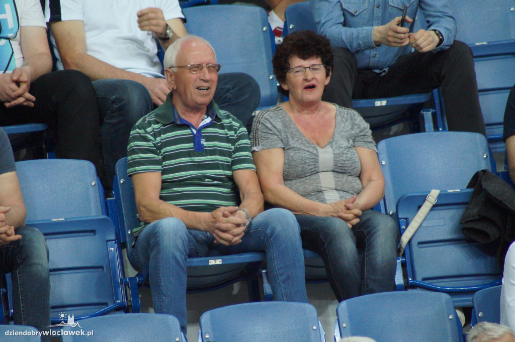 Kibice na meczu Anwil - Polpharma