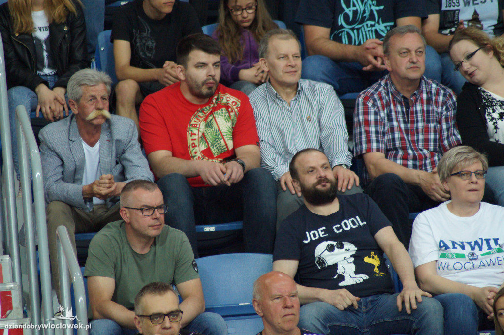 Kibice na meczu Anwil - Polpharma
