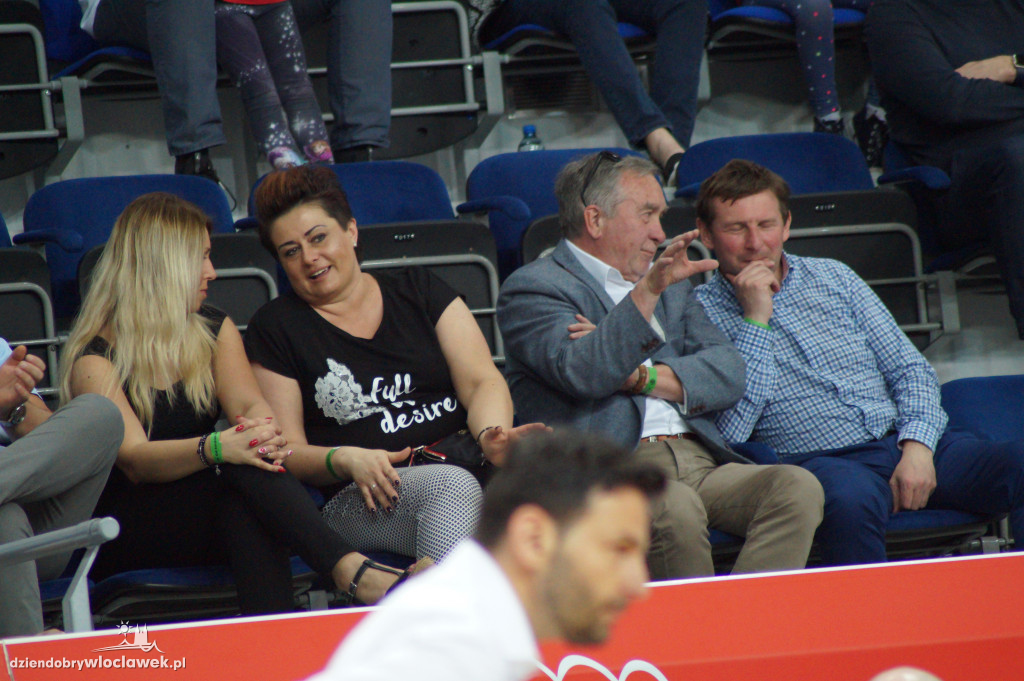 Kibice na meczu Anwil - Polpharma