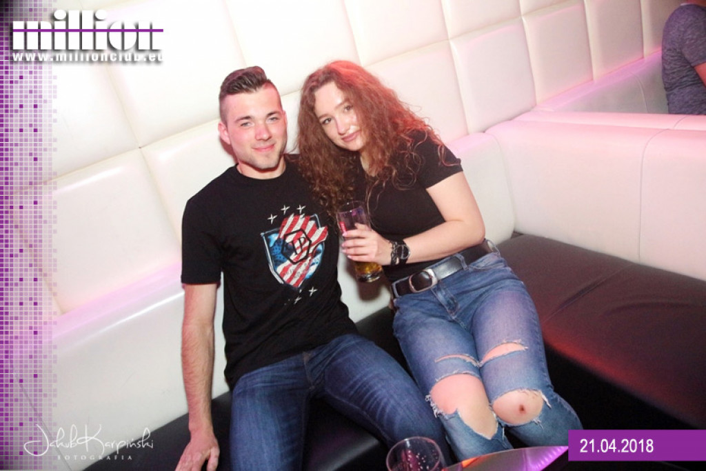 Sobotnia impreza w klubie Million