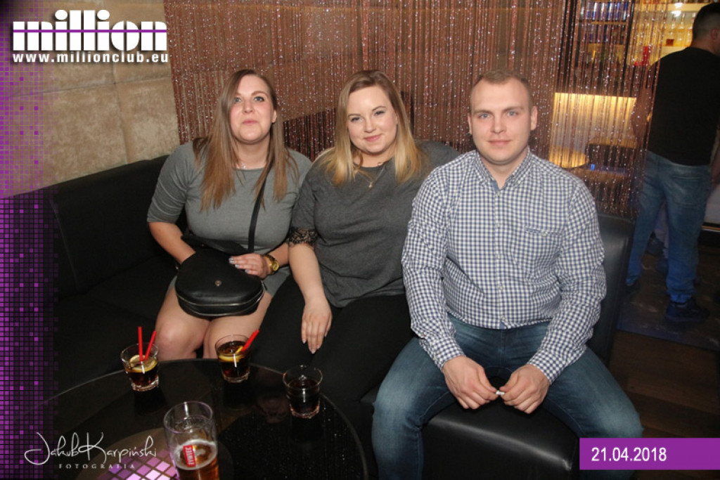 Sobotnia impreza w klubie Million