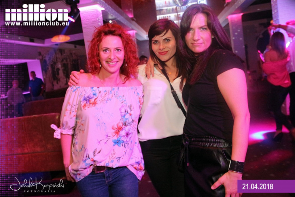 Sobotnia impreza w klubie Million