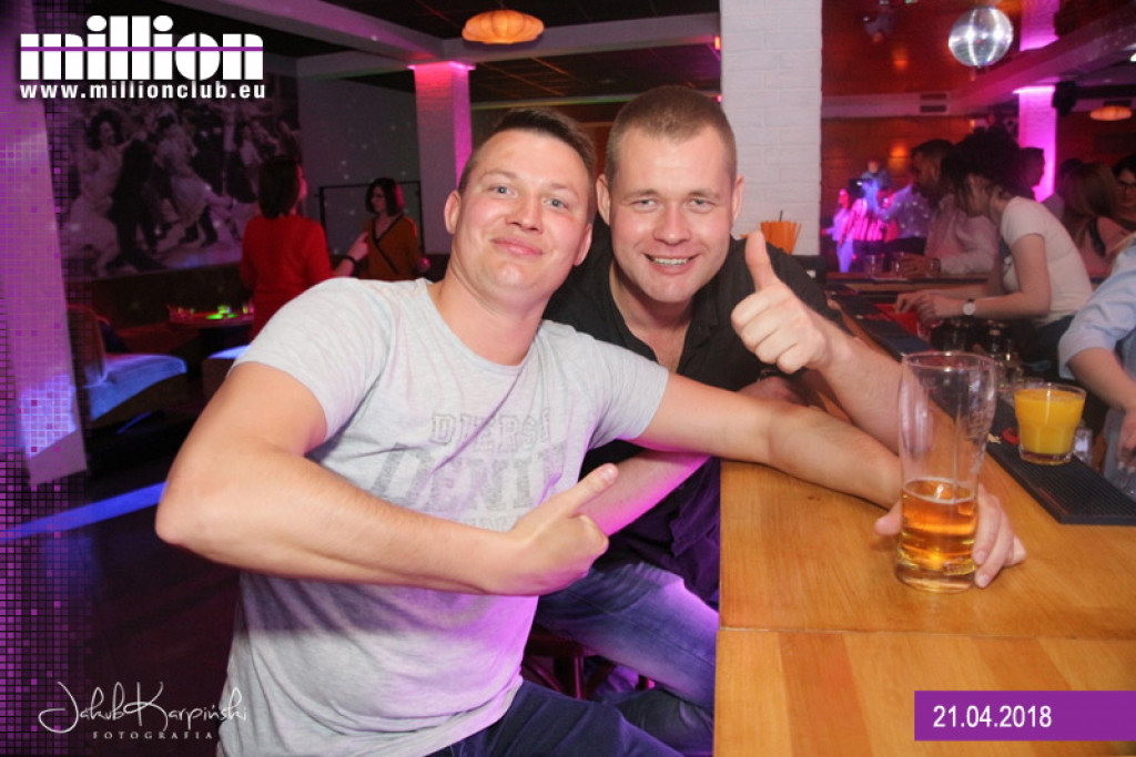 Sobotnia impreza w klubie Million