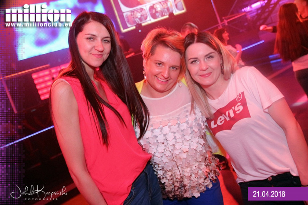 Sobotnia impreza w klubie Million