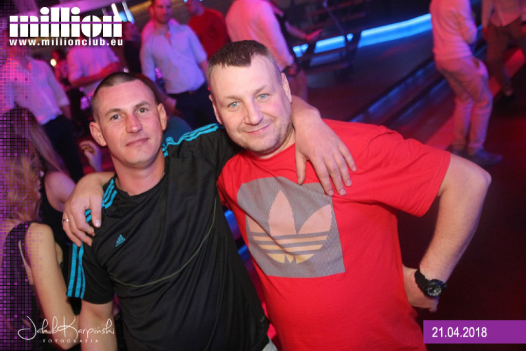 Sobotnia impreza w klubie Million