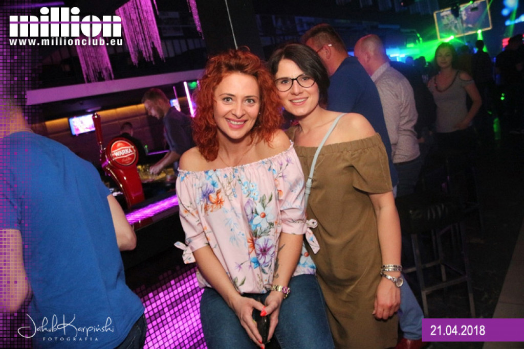 Sobotnia impreza w klubie Million