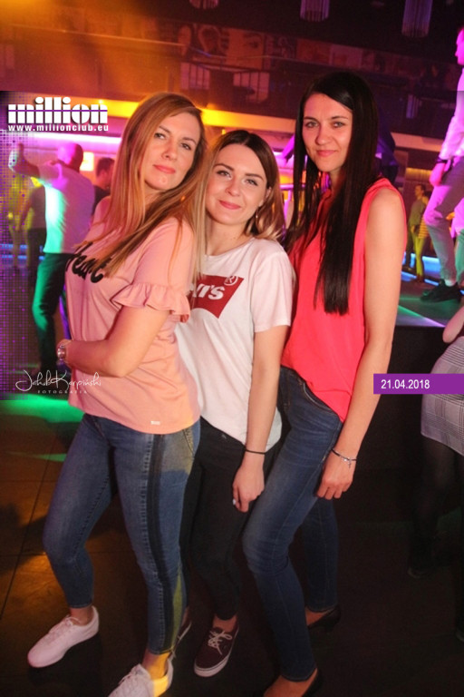 Sobotnia impreza w klubie Million