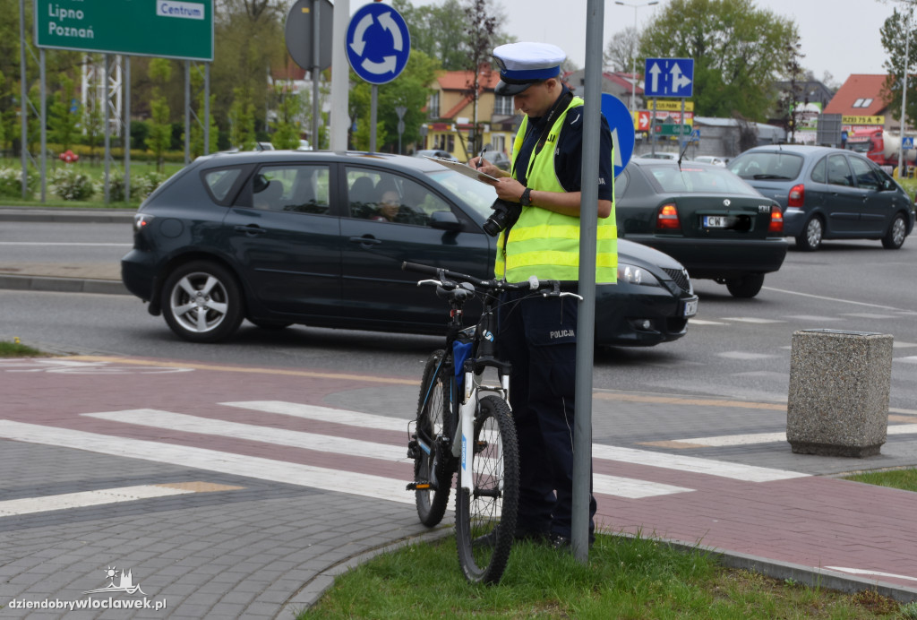 Potrącenie rowerzystki w  centrum