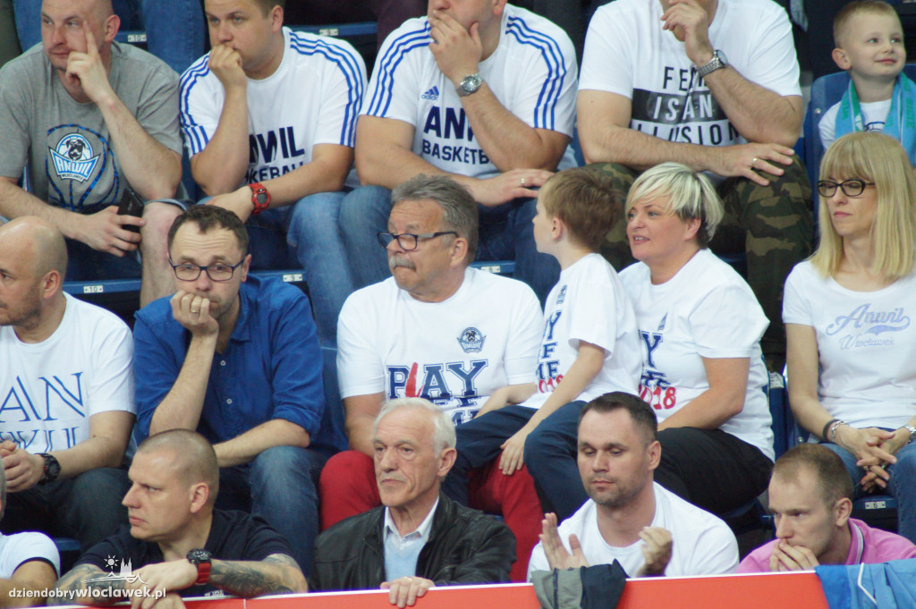 Kibice na meczu Anwil vs PGE Turów