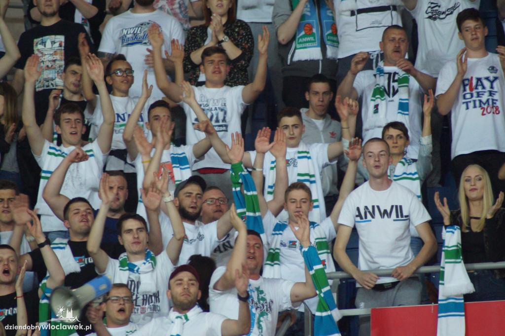 Kibice na meczu Anwil vs PGE Turów