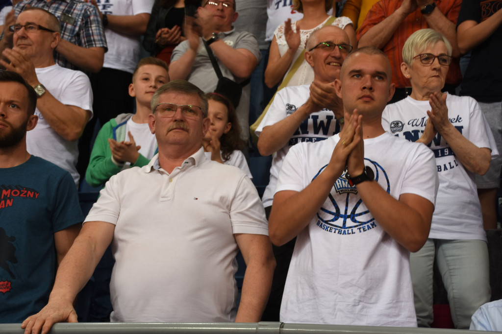 Kibice na meczu Anwil - Turów Zgorzelec
