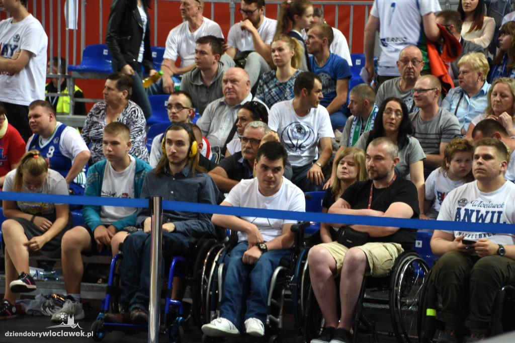 Kibice na meczu Anwil - Turów Zgorzelec