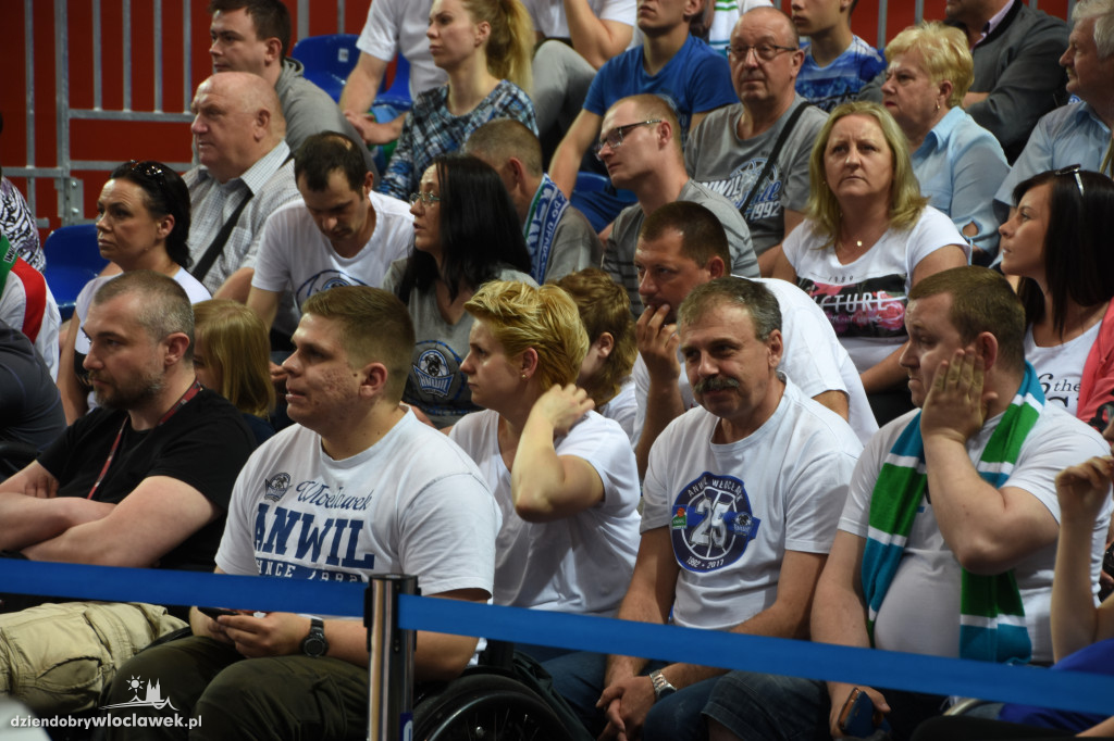 Kibice na meczu Anwil - Turów Zgorzelec