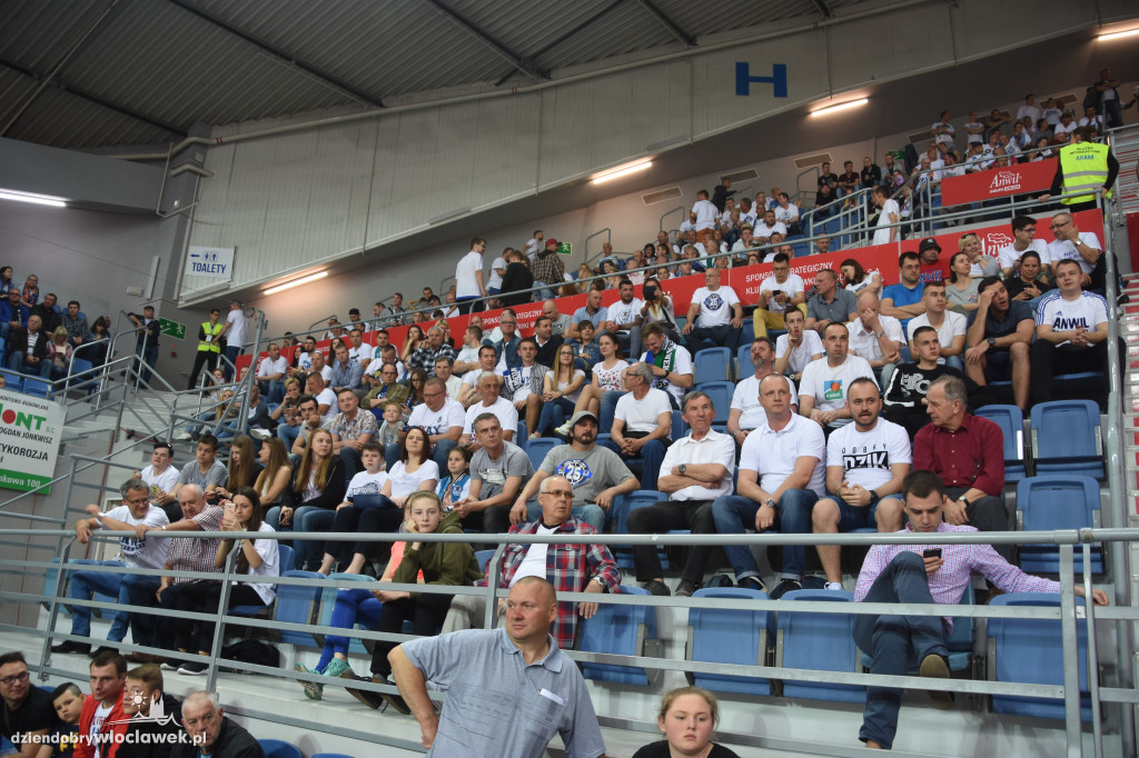 Kibice na meczu Anwil - Turów Zgorzelec
