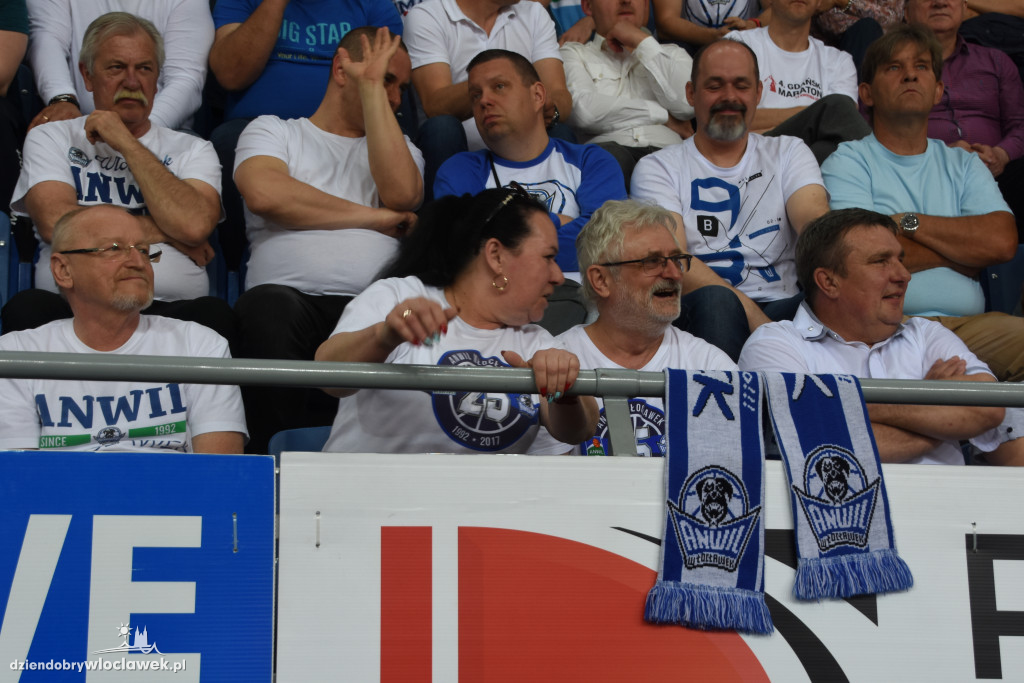 Kibice na meczu Anwil - Turów Zgorzelec