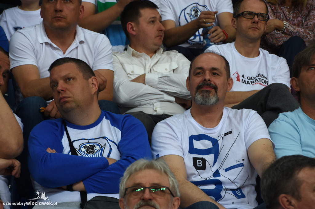 Kibice na meczu Anwil - Turów Zgorzelec
