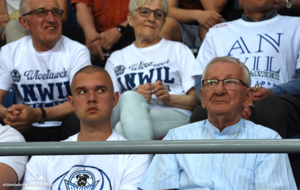 Kibice na meczu Anwil - Turów Zgorzelec