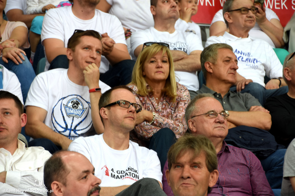 Kibice na meczu Anwil - Turów Zgorzelec