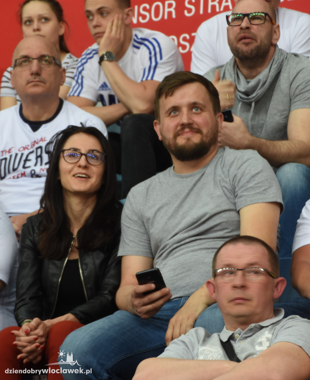 Kibice na meczu Anwil - Turów Zgorzelec