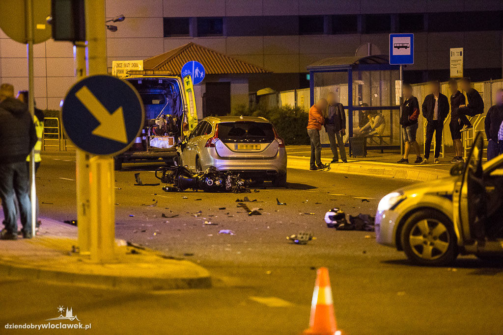 Groźny wypadek koło Hali Mistrzów