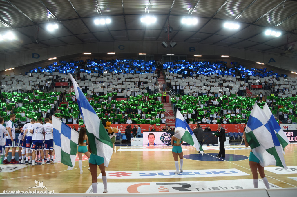 Kibice na meczu Anwil - Turów Zgorzelec