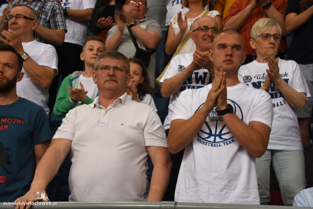 Kibice na meczu Anwil - Turów Zgorzelec