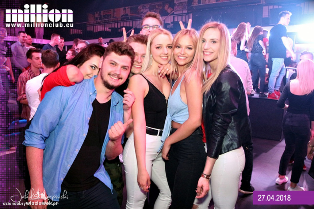 Piątkowa impreza w klubie Milion