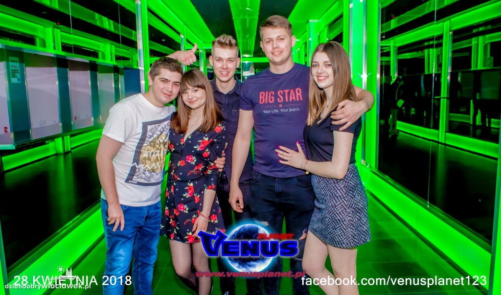 Sobota w klubie Venus Planet w Konecku