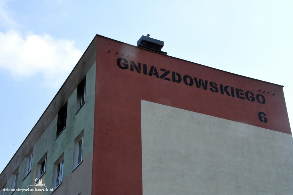 Pożar w mieszkaniu na Gniazdowskiego