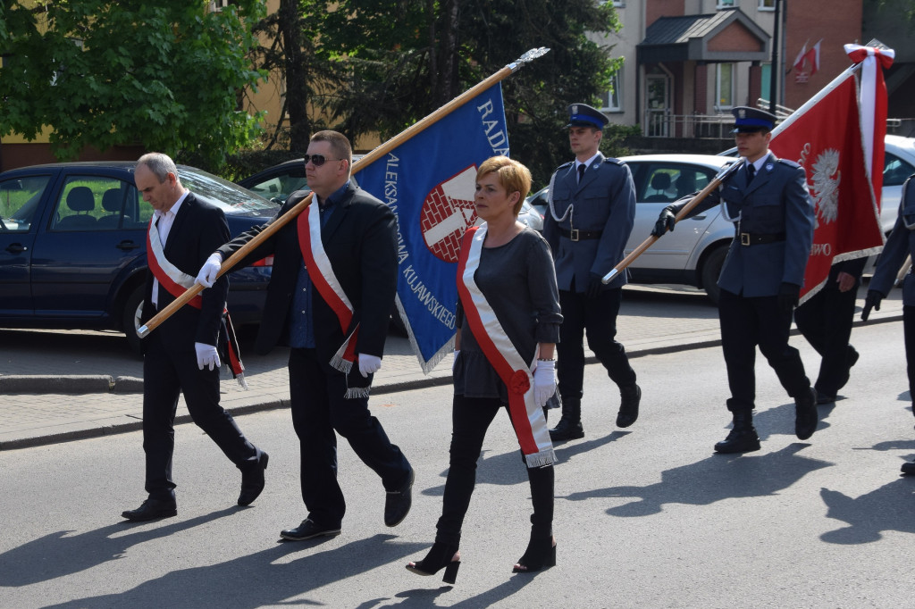 Uroczystości z okazji 3 maja w Aleks. Kuj.