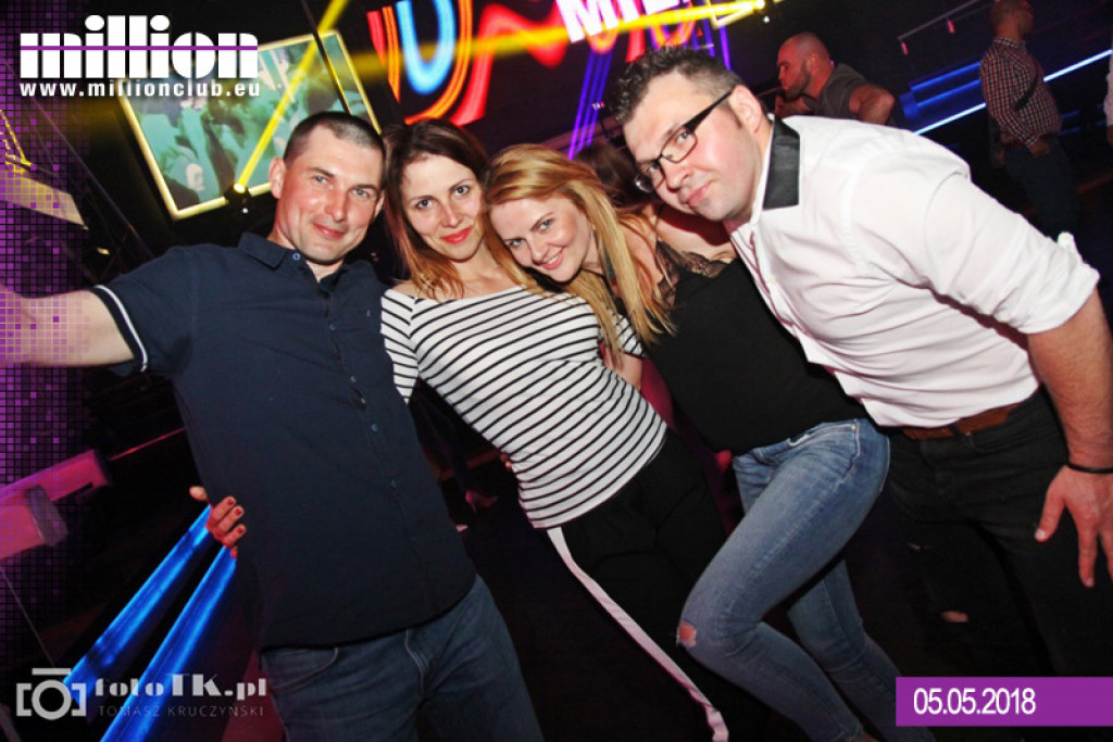 Sobotnia impreza w klibie Million