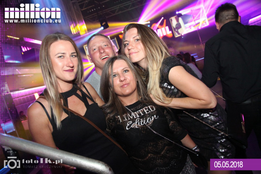 Sobotnia impreza w klibie Million