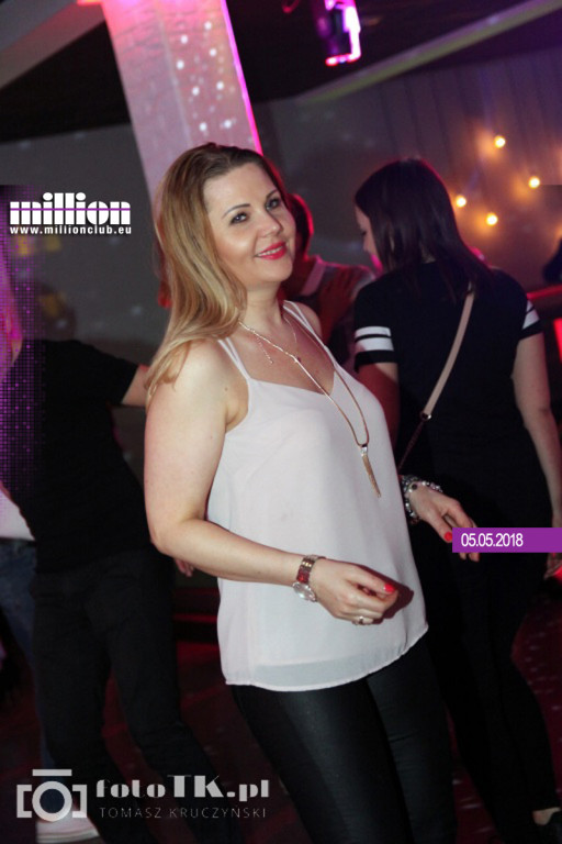 Sobotnia impreza w klibie Million
