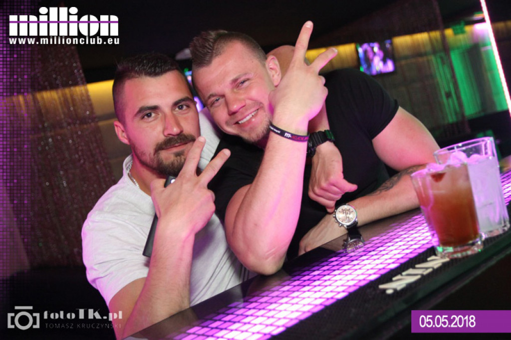 Sobotnia impreza w klibie Million
