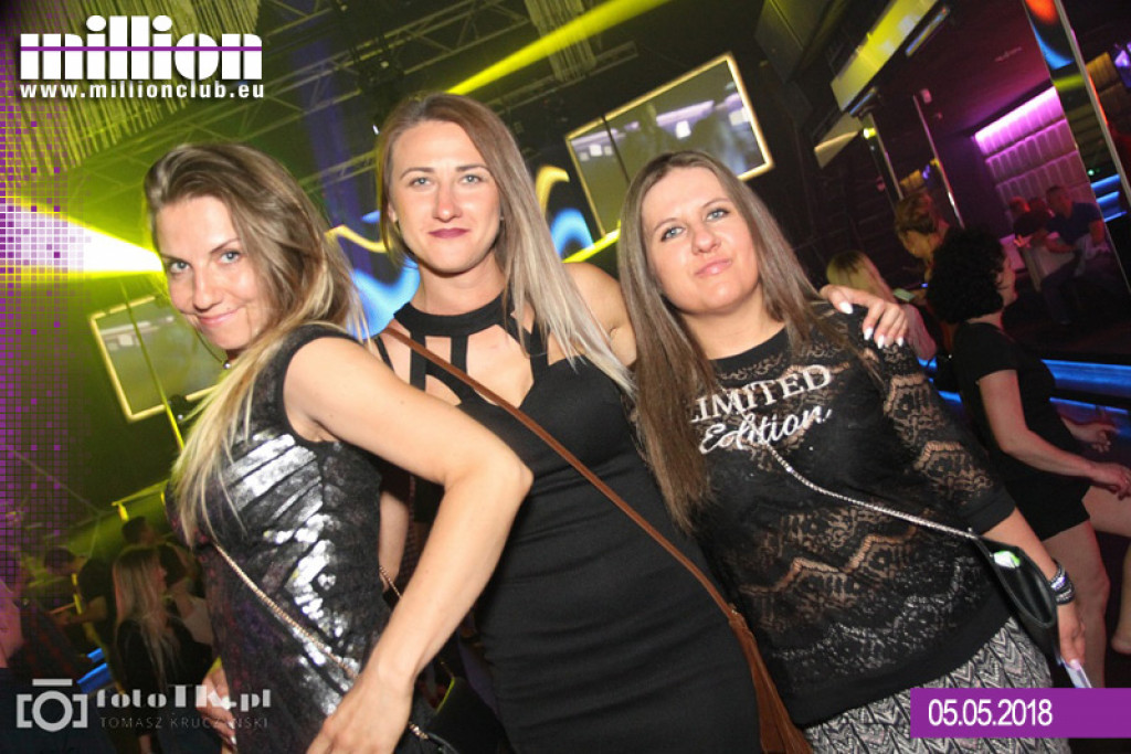 Sobotnia impreza w klibie Million