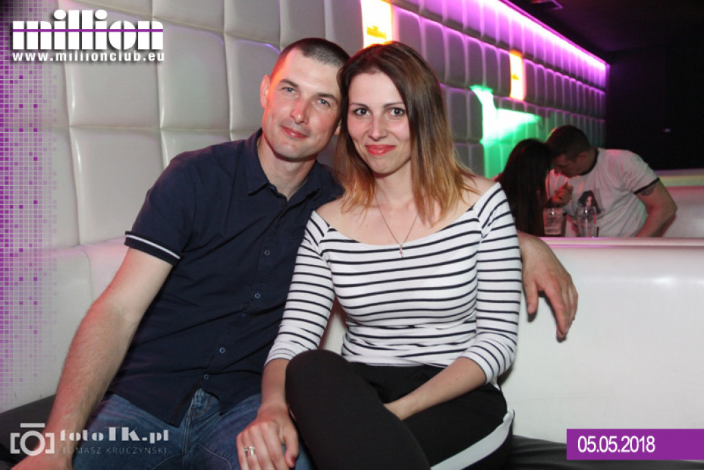 Sobotnia impreza w klibie Million