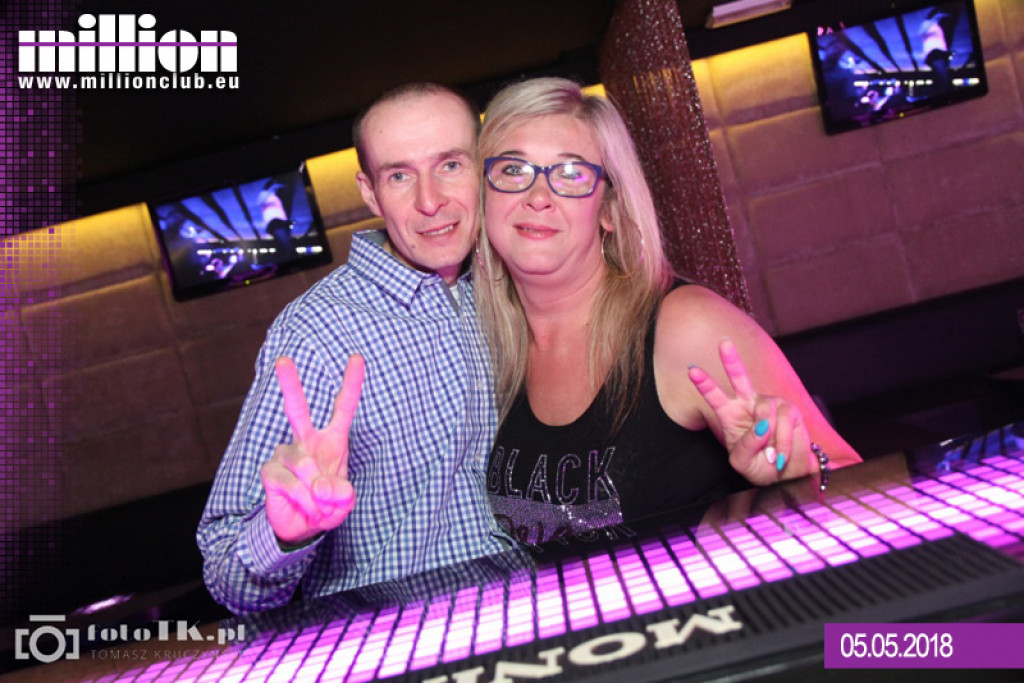 Sobotnia impreza w klibie Million