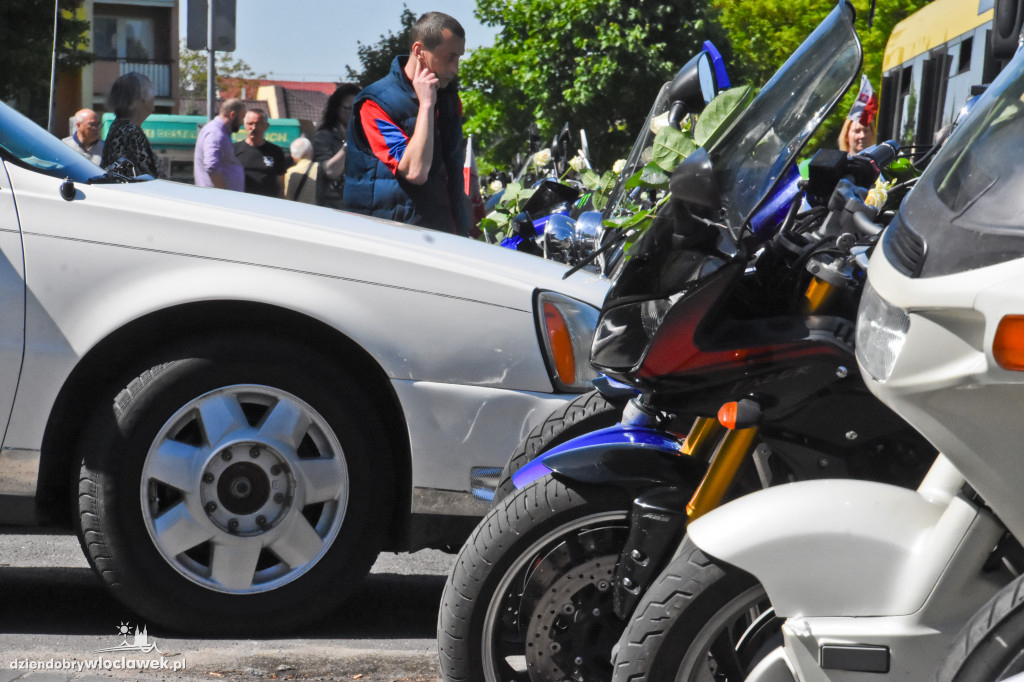 Pogrzeb motocyklisty z al. Chopina