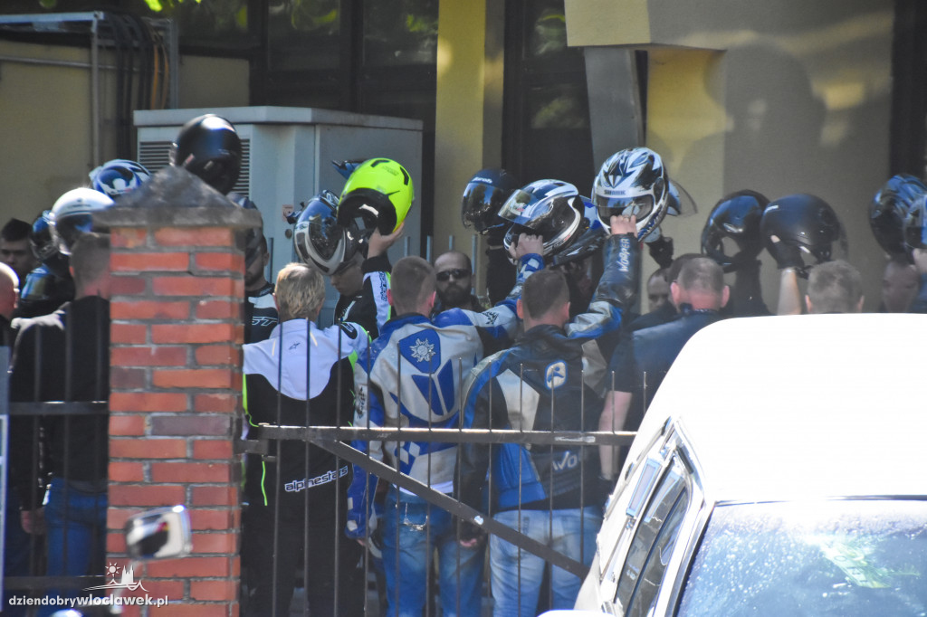 Pogrzeb motocyklisty z al. Chopina