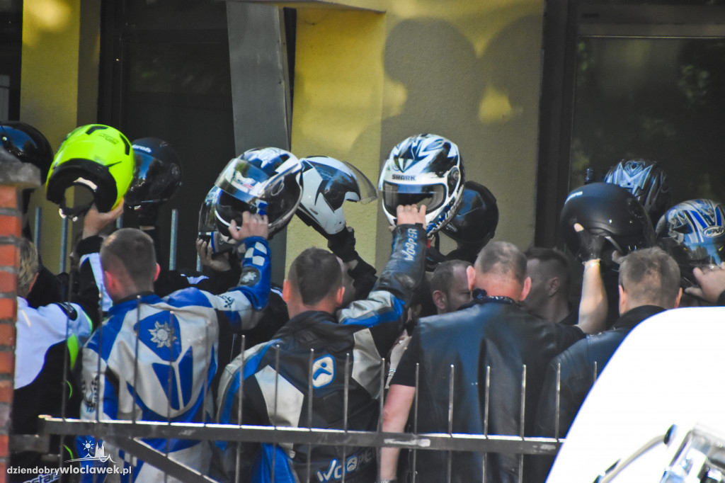 Pogrzeb motocyklisty z al. Chopina