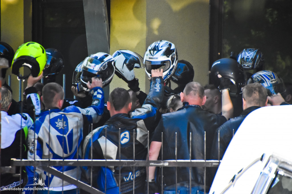 Pogrzeb motocyklisty z al. Chopina