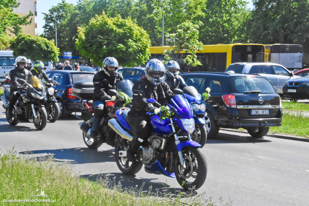 Pogrzeb motocyklisty z al. Chopina