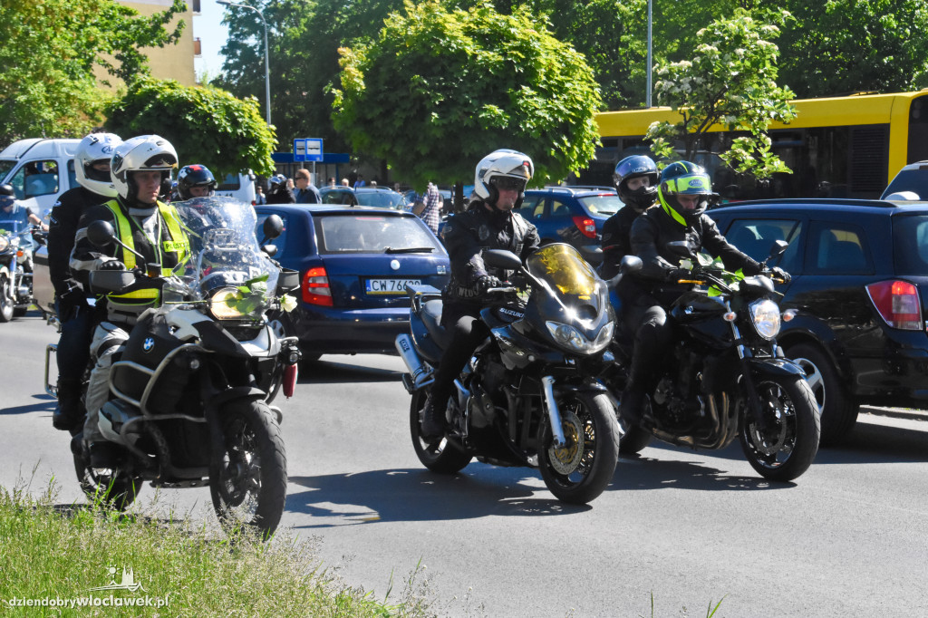 Pogrzeb motocyklisty z al. Chopina