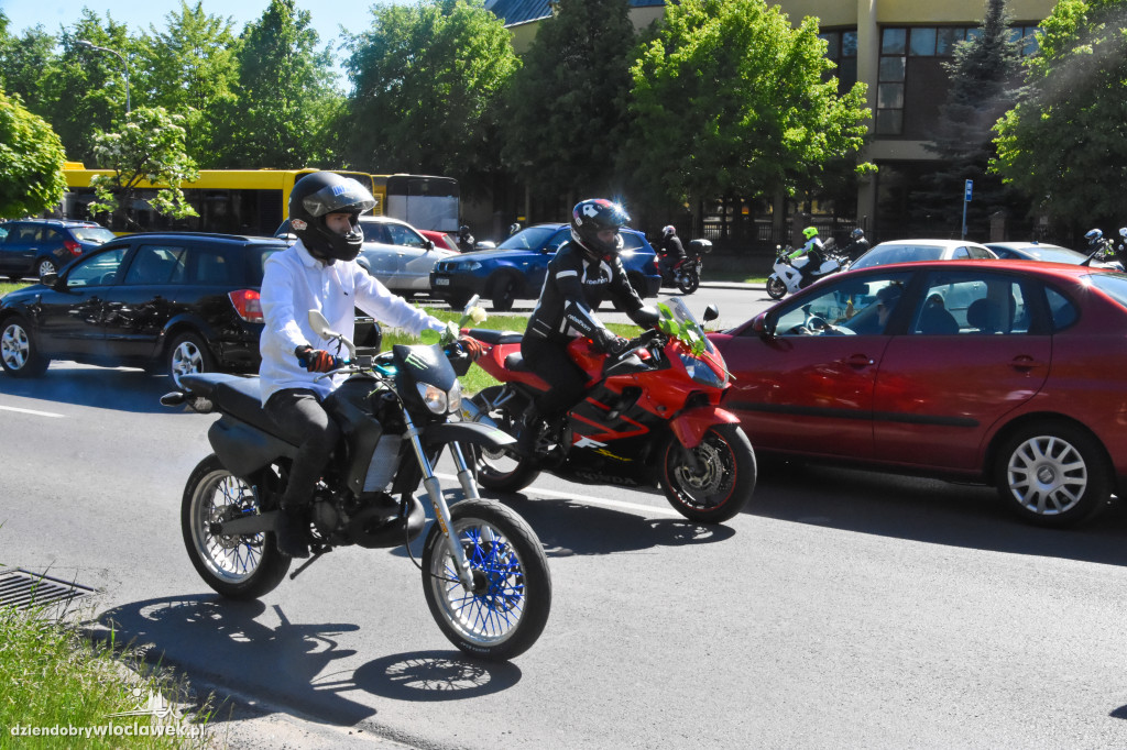 Pogrzeb motocyklisty z al. Chopina